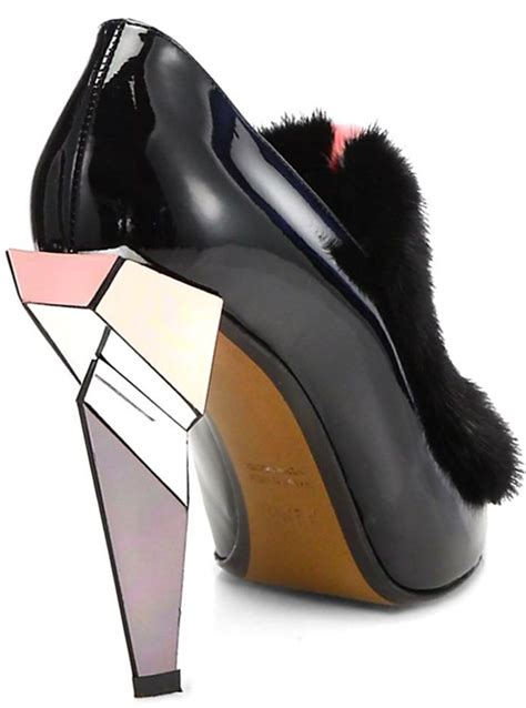 fendi heels nordstrom|Fendi heels with fur.